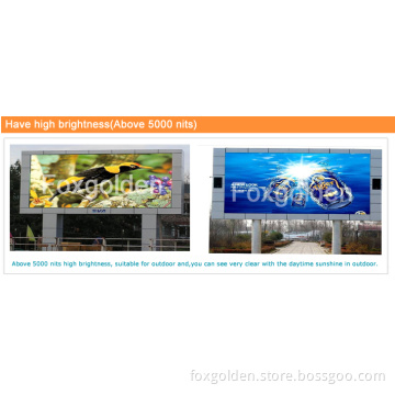 Outdoor Full Color P10 Aluminum Rental LED Panel